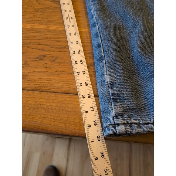 40Wx30L Wrangler Rugged Wear Men's Flannel Lined Winter Jeans Stone Wash - Picture 6 of 8